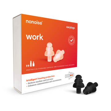 Nonoise - Arbeit - Hausarbeit - Ohrstöpsel - schwarz