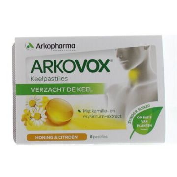 Arkopharma Arkovox Halspastillen Honig & Zitrone 8 St.