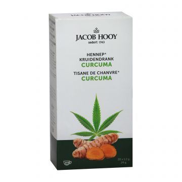 Jacob Hooy Hennep Curcuma Thee 20 zakjes Jacob Hooy Hennep Curcuma Thee 20 zakjes