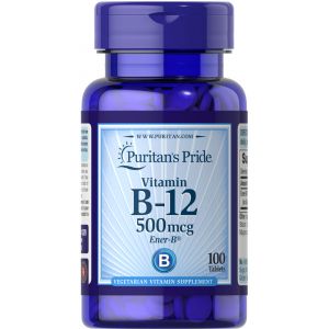 Puritan's Pride Vitamin B12 500 mcg 100 Tabletten 1370