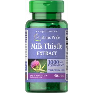 Puritan's Pride Silymarin Milk Thistle 1000 mg 90 softgels 1944