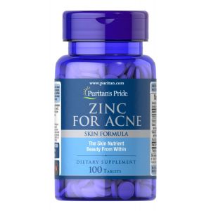 Puritan's Pride zinc for acne 100 tabletten 2580