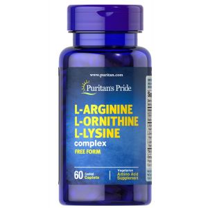 Puritan's Pride L-arginine L-ornithine L-lysine 60 tabletten 3940