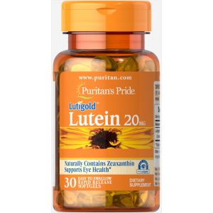 Puritan's Pride Lutein 20 mg 30 Softgels 4900