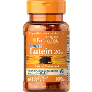 Puritan's Pride Lutein 20 mg met zeaxanthine 60 softgels 4901