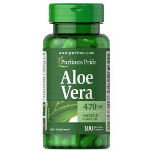 Puritan's Pride Aloe vera 470 mg 100 Kapseln 5101