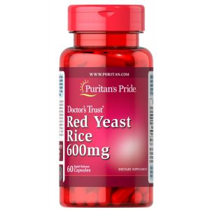 Puritan's Pride Red Yeast Rice 600 mg 60 capsules 6211