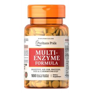 Puritan's Pride Multi Enzyme Formula 100 tabletten 10332