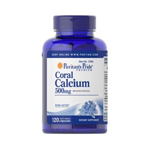 Puritan's Pride Coral Calcium 500 mg plus vitamin & magnesium 120 Kapseln 12986