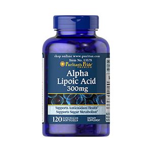 Puritan's Pride Alpha Lipoic Acid 300 mg 120 Softgels 13578