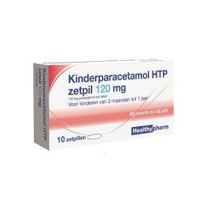 Healthypharm Paracetamol für Kinder 120 mg 10 Zäpfchen