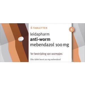 Leidapharm® Anti Wurmmittel Mebendazol 100 mg 6 Tabletten 