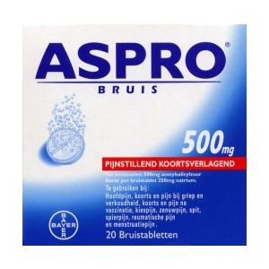 Aspro Brausetabletten 500 mg 20 Brausetabletten