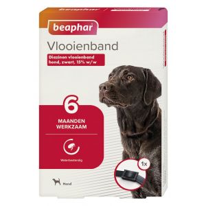 Beaphar Flohhalsband Hund schwarz 65 cm 1St