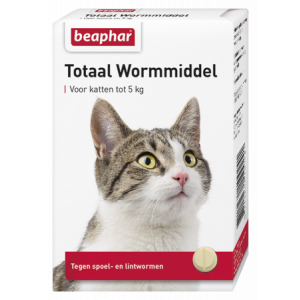 Beaphar Wurm-Mittel 10 Tabletten, Für katzen bis 5 kg Körpergewicht 