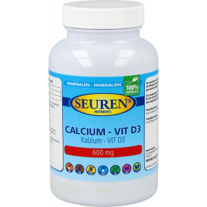 Seuren Nutrients Kalzium / Calcium 600 mg D3 100 Tabletten