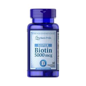 Puritan's Pride Biotin 5000 mg 60 Kapseln 13430