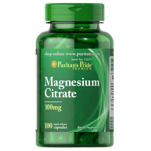 Puritan's Pride Magnesium Citrate 100 Kapseln 15215