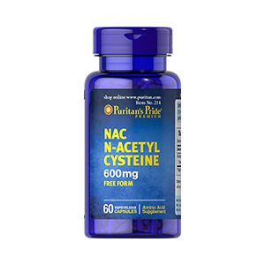 Puritan's Pride N-acetyl cysteine 600 mg 60 Kapseln 214