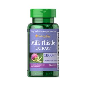 Puritan's Pride Silymarin Milk Thistle 1000 mg 90 Softgels 1944