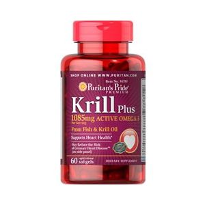 Puritan's Pride Krill plus 1085 mg active omega 3 60 Kapseln 34783