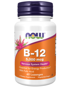 NOW Vitamin B-12 5000mcg 60 Tabletten