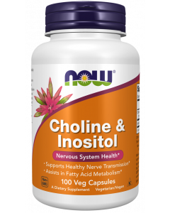 NOW Cholin & Inositol 500 mg 100 Kapseln